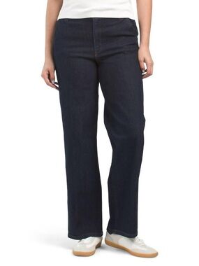 Rachel Zoe Deep Indigo Wide-Leg Jeans